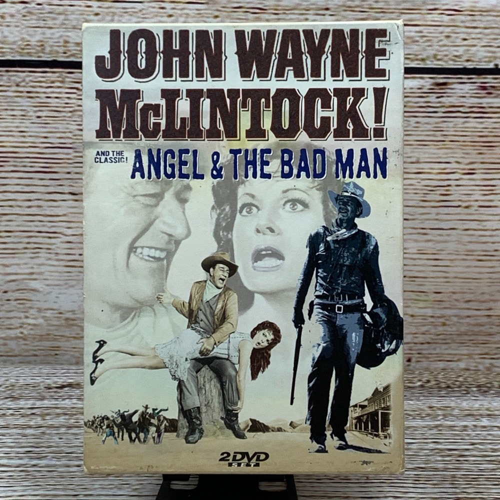 John Wayne: McLintock! and Angel & The Badman [DVD Double‎ Feature Western]